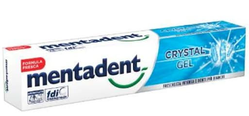 MENTADENT NEW DENTIFRICIO CRYSTAL GEL 75M
