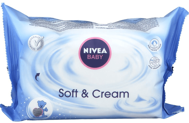 Nivea Baby Salviette Soft & Cream 63 Pezzi