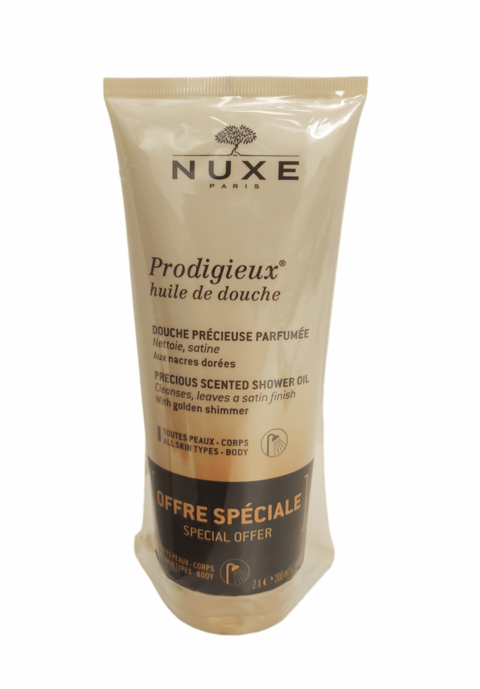 Nuxe duo olio doccia prodigieux 2x200 ml