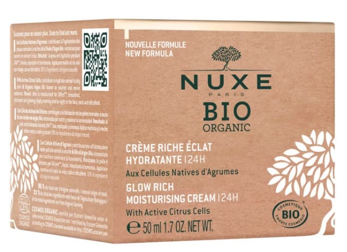 Nuxe Bio - Crema Ricca Idratante 24H, 50ml