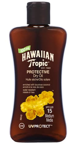 H/TROPIC P/DRY OIL SPF15 100 ML