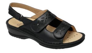 JOLINE SANDAL+ELAST W BLACK 41