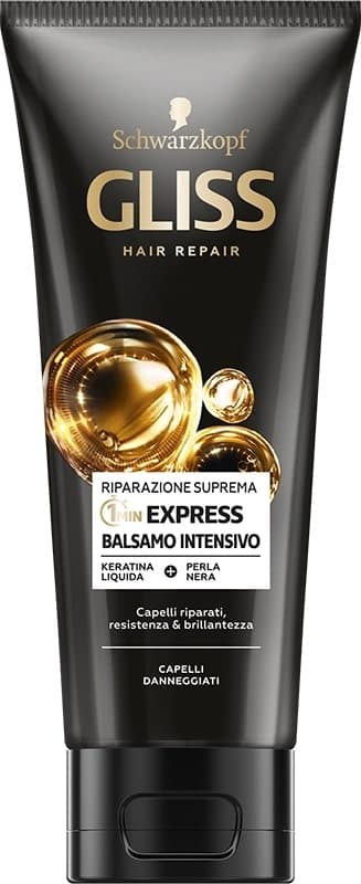 Schwarzkopf gliss balsamo intensivo 1 minuto express riparazione suprema 200 ml