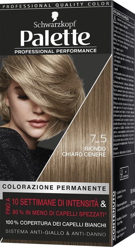Colorazione Permanente N. 7-5 Biondo Chiaro Cenere
