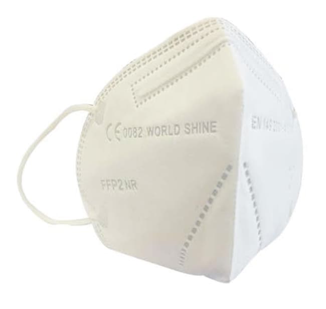 Semimaschera filtrante ffp2 world shine multicolor 10 pezzi