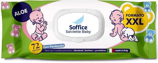 Eudorex Soffice Salvietta Baby Xxl Con Tappo Aloe 72 Pezzi