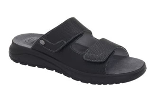 GABRIEL TUMBLED LEA M BLK 43