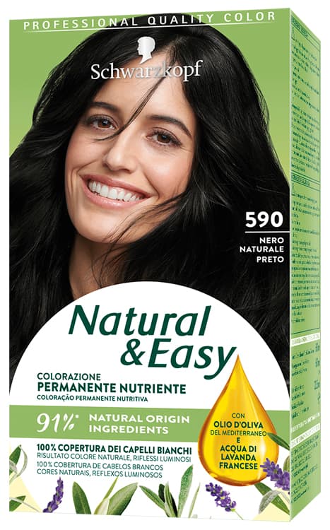 NATURAL & EASY 590 NERO NATURALE