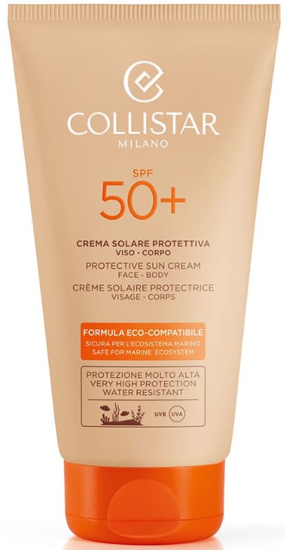 Collistar Crema Solare Protettiva SPF50+ Formula Eco-Compatibile, 150ml