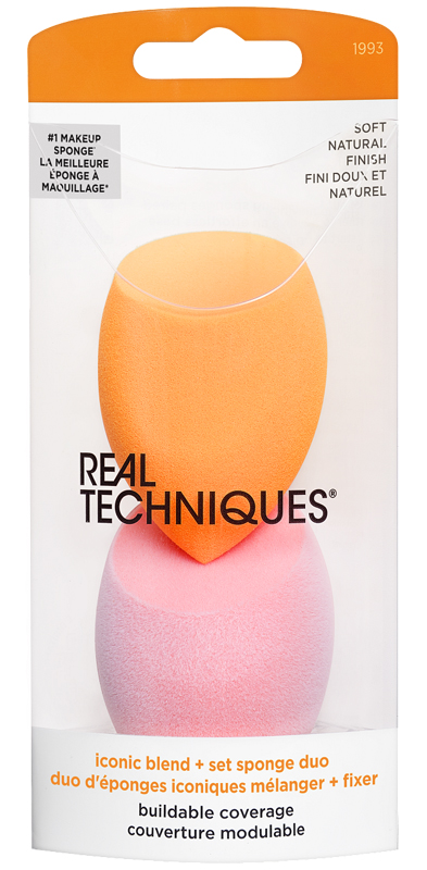 Real techniques 1993 miracle complex + miracle powder sponge 2 spugnette viso