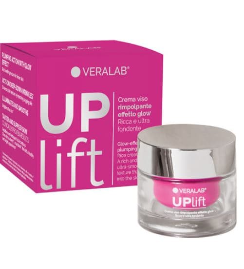 Veralab Up Lift Crema Viso Rimpolpante Anti Age Effetto Glow 50ml