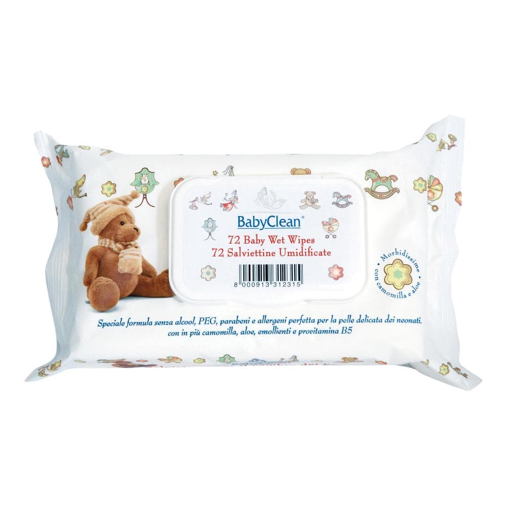 Baby Clean Busta C/tappo 72pz