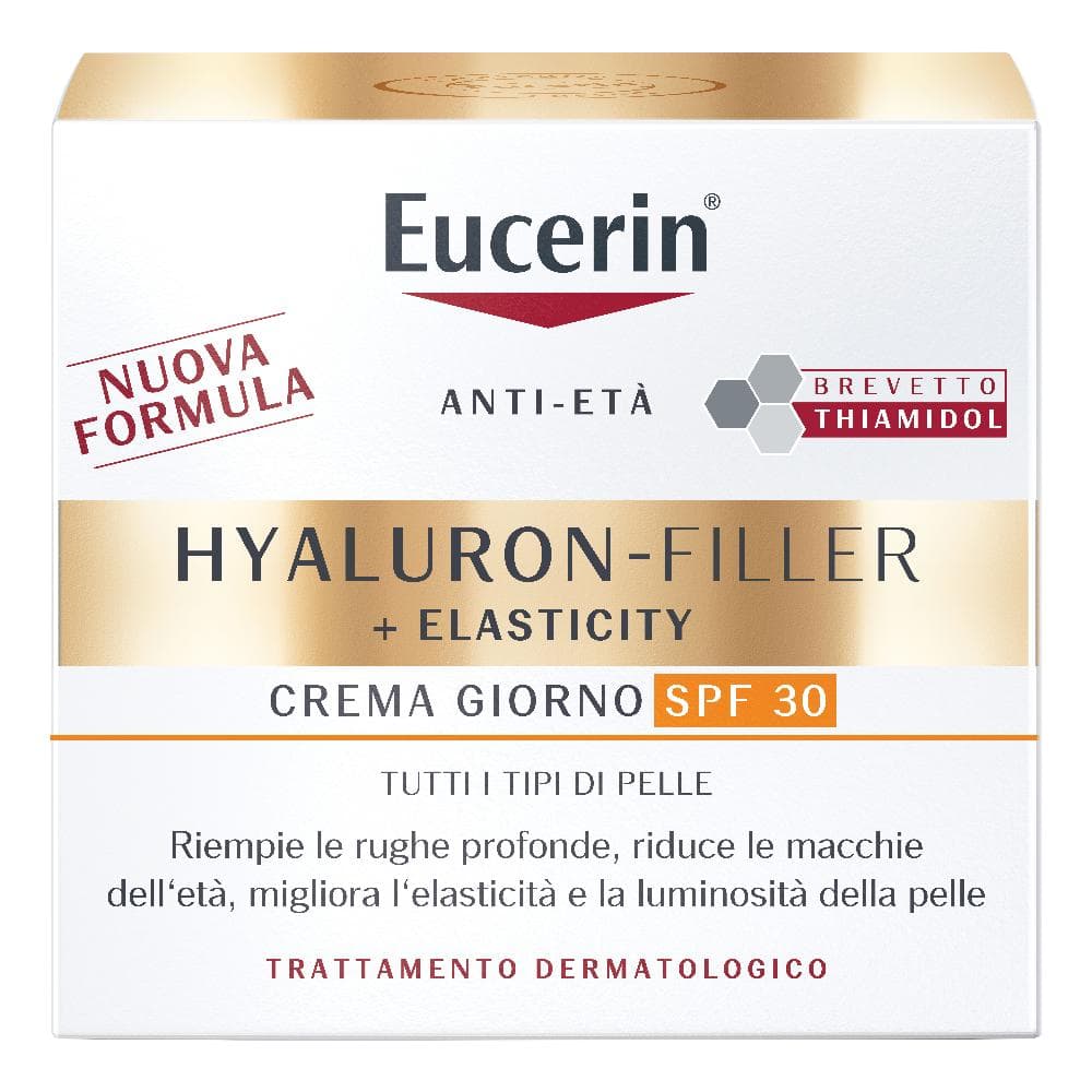 Eucerin Hyaluron Filler + Elasticity Crema Giorno Spf30 Ricarica 50 Ml