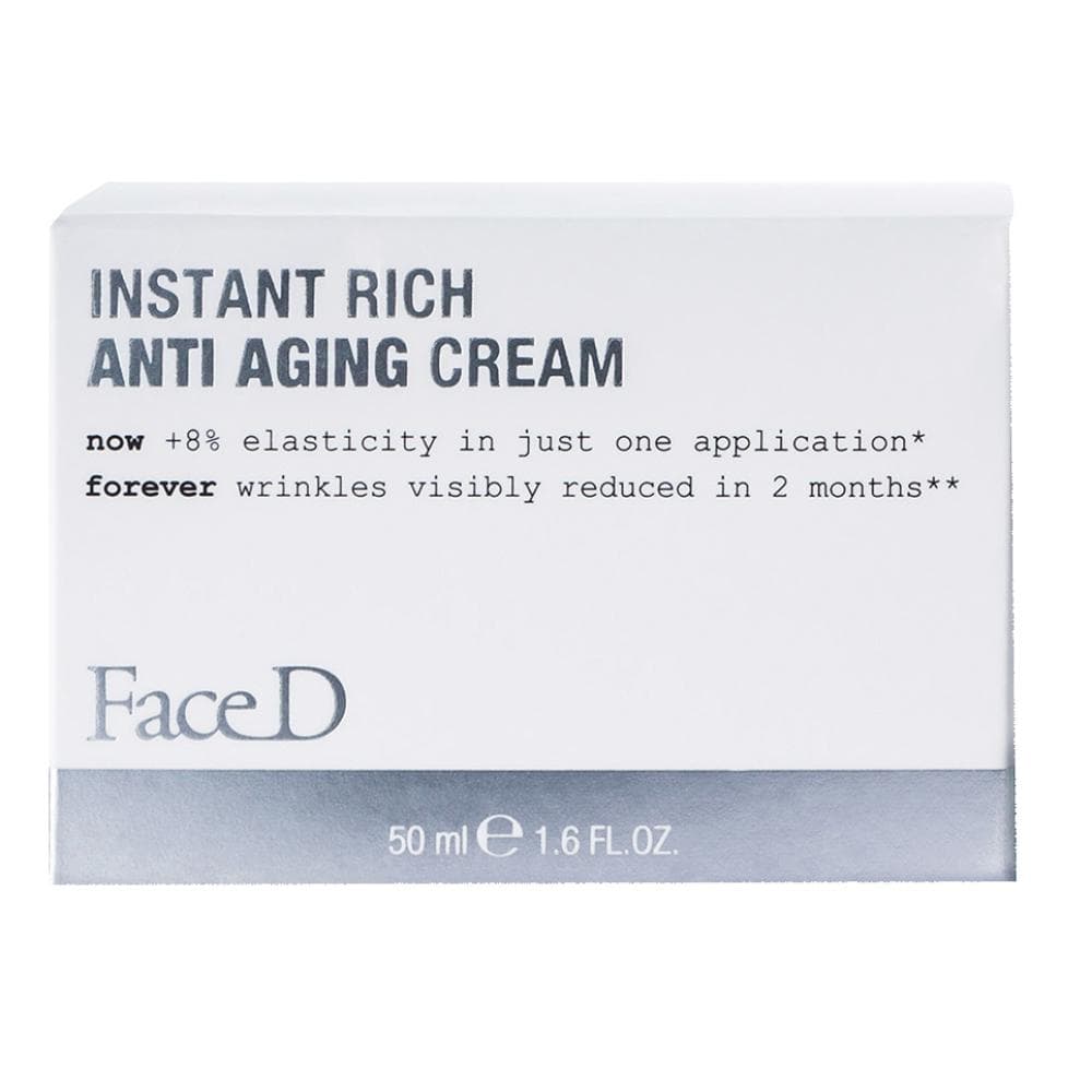 Face d crema viso e collo antietà instant rich 50 ml