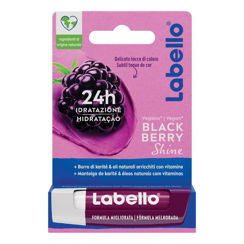 Blackberry shine - balsamo labbra colorato aroma di mora