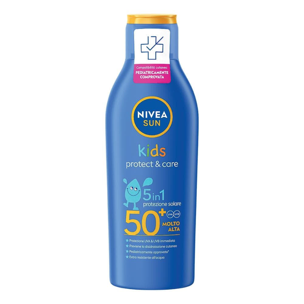 Nivea Sun Kids Protect&Care Latte Solare SPF50+ per Bambini 200 ml