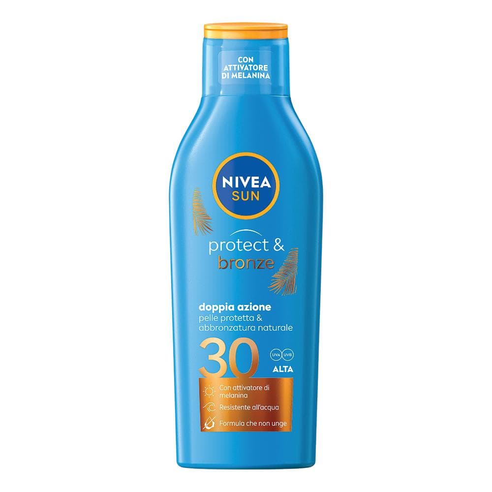 Nivea Sun Protect&Bronze Latte Solare SPF30 Corpo 200 ml