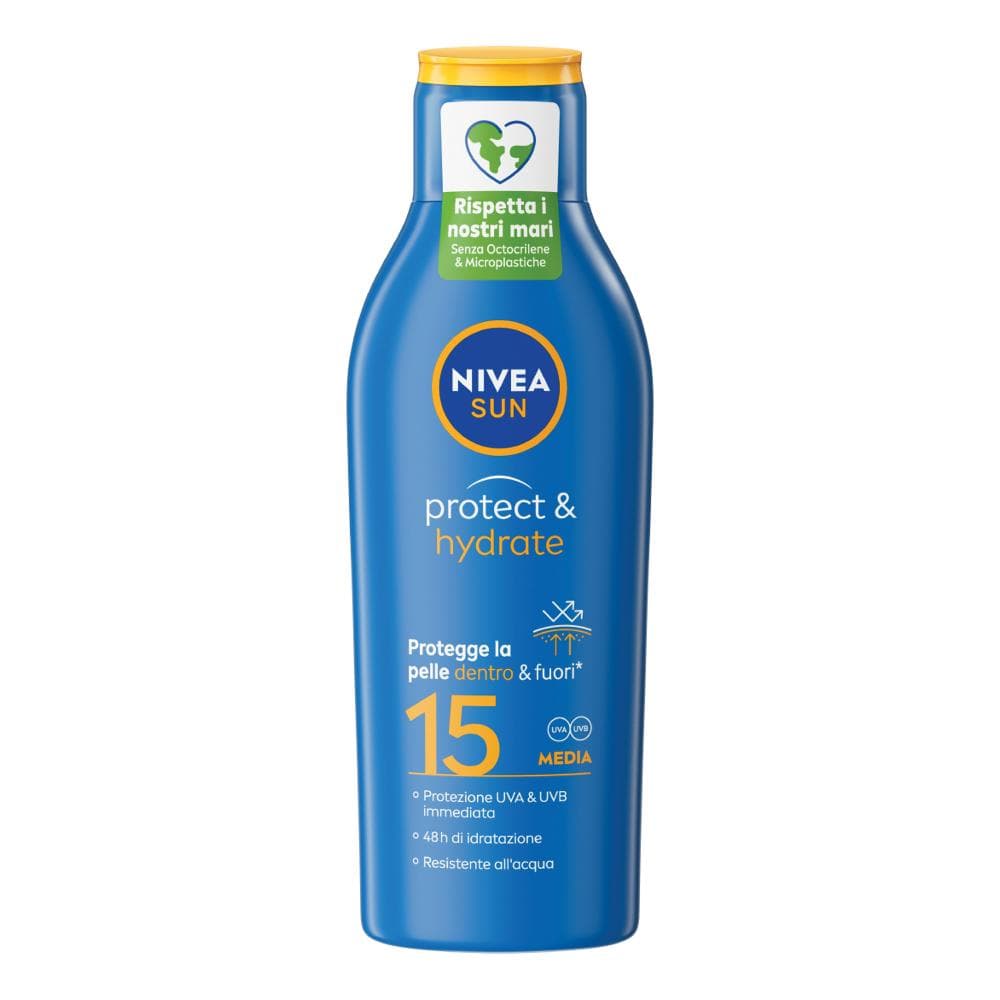 Nivea Sun Protect&Hydrate Latte SPF15 Corpo 200 ml