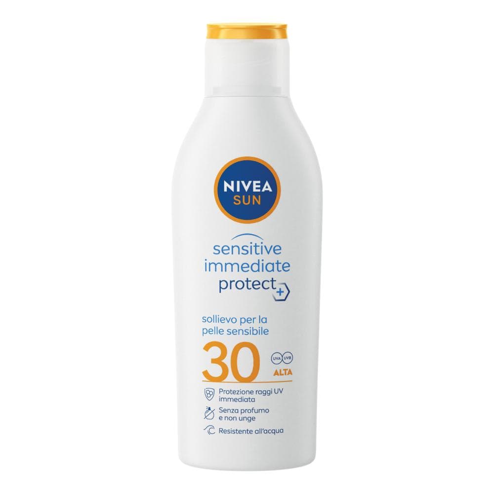 Nivea Sun Sensitive Immediate Protect Latte Solare Corpo SPF30 200 ml