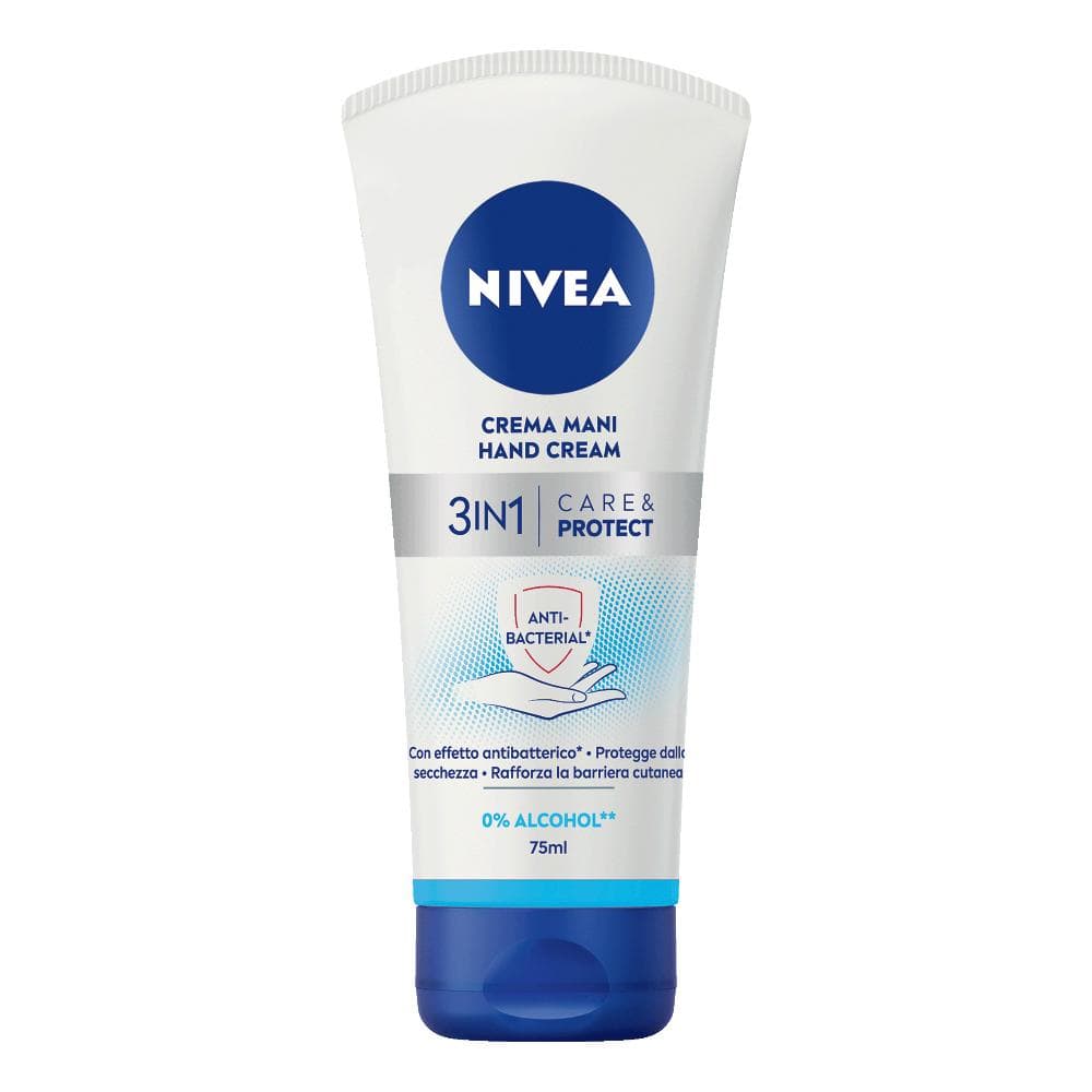 Nivea Crema Mani 3 in 1 Care&Protect Antibatterica 75 ml