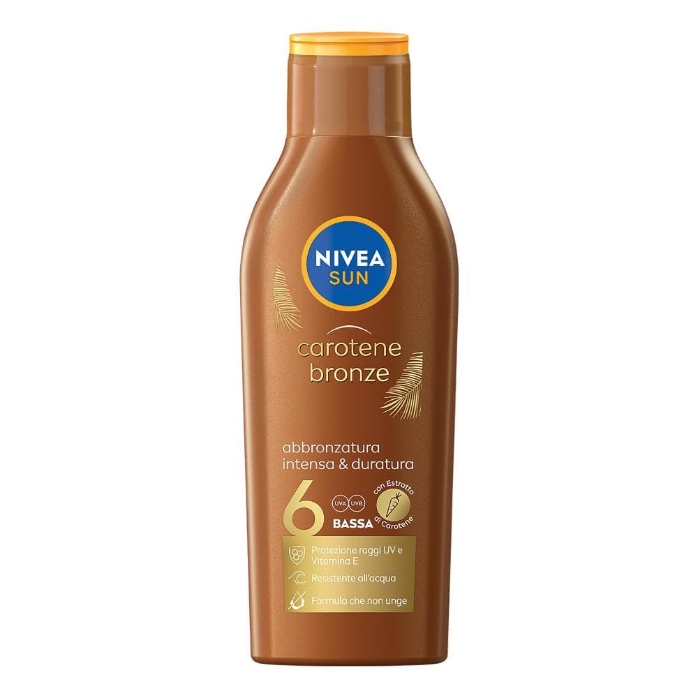 Nivea Sun Latte Carotene Bronze Abbronzante SPF 6 200 ml