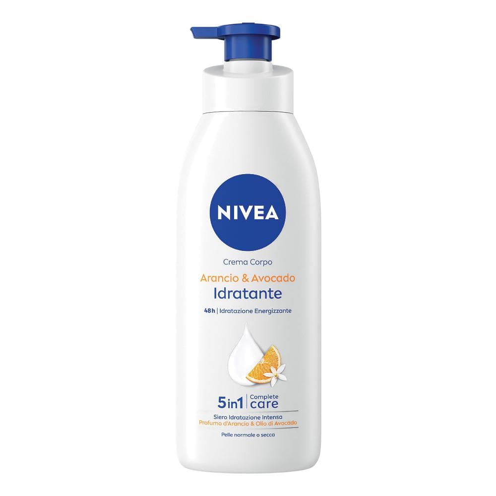 Nivea Body Crema-olio Fiori Arancio & Olio Avocado Idratante Corpo 500 ml