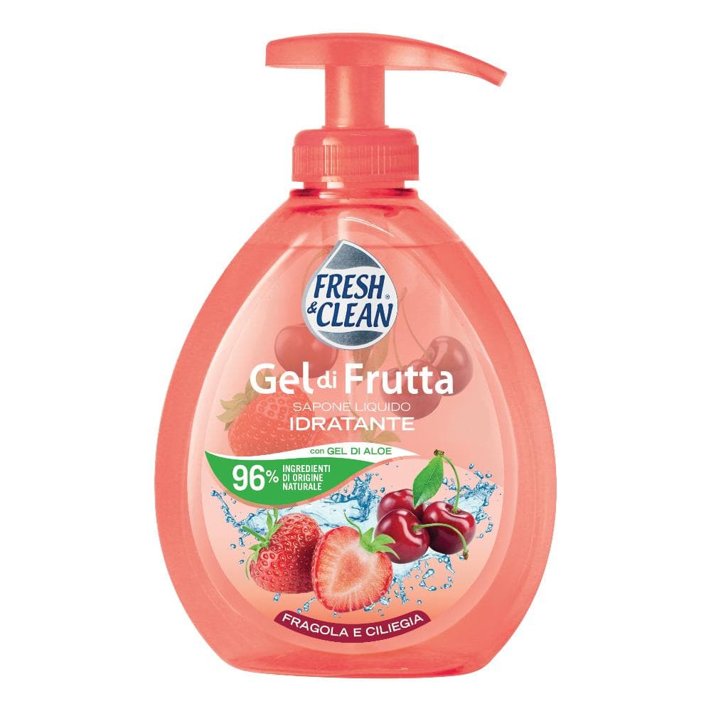 Fresh &amp; clean sapone liquido gel di frutta idratante 300 ml