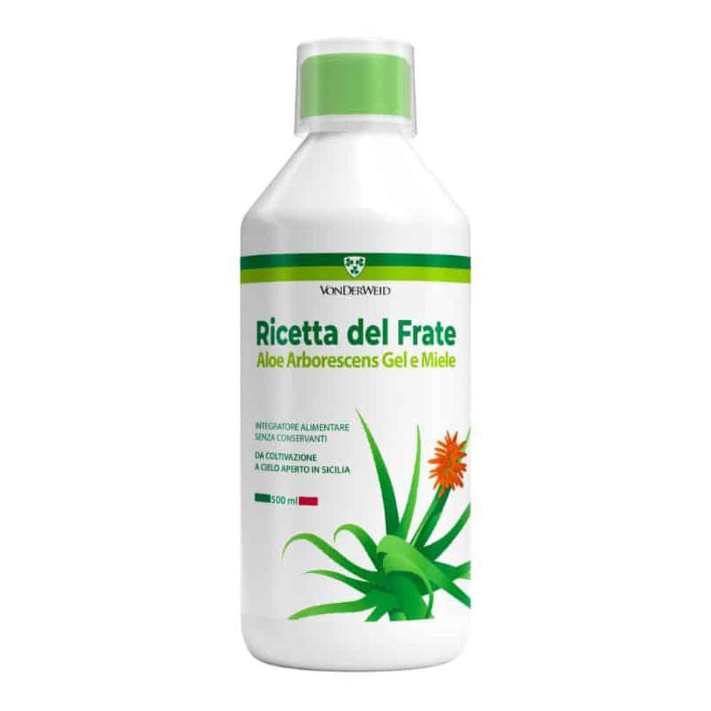 Vonderweid Ricetta del Frate Aloe Arborescens Gel e Miele 500ml