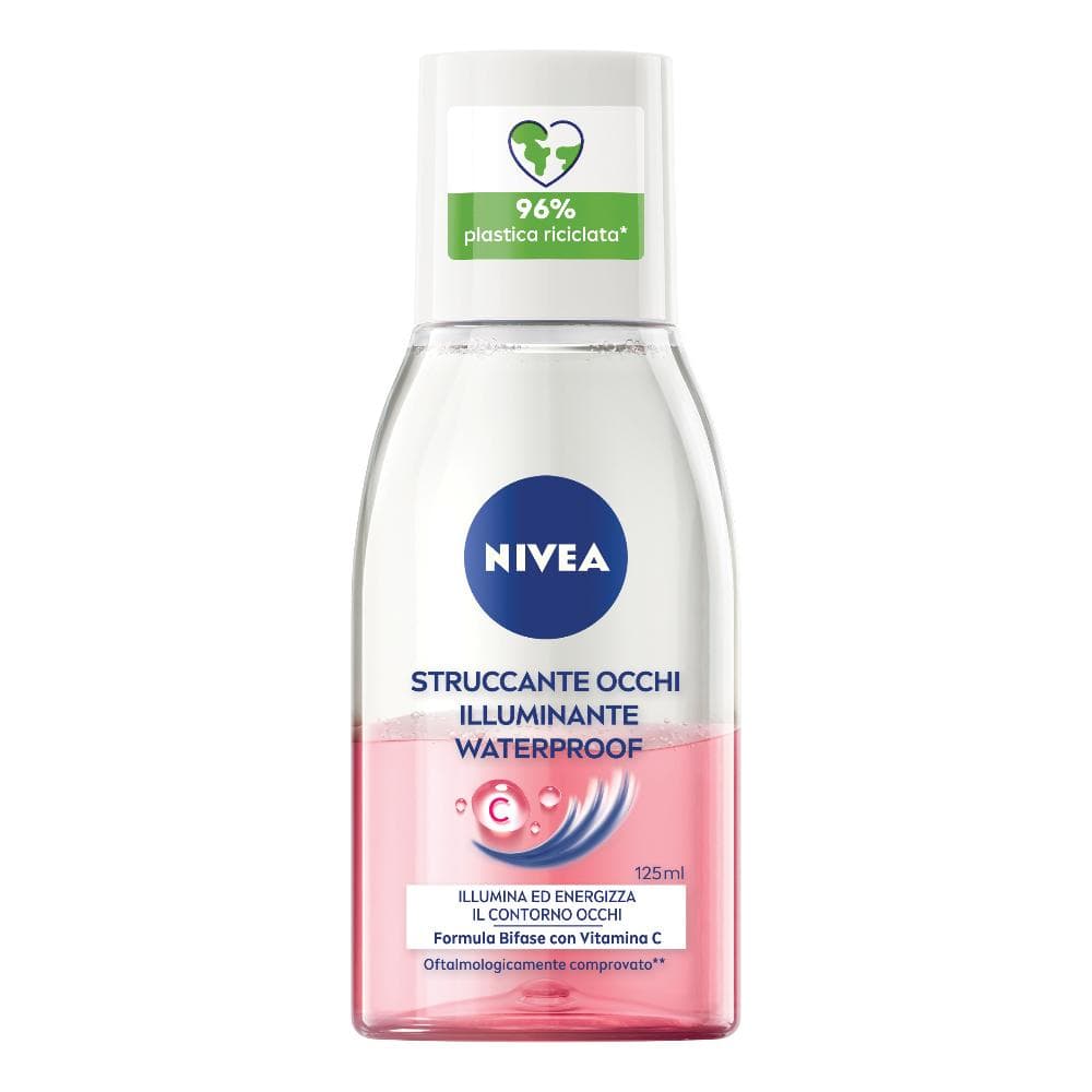 Nivea Struccante Occhi Bifase Illuminante Con Vitamina C 125 ml