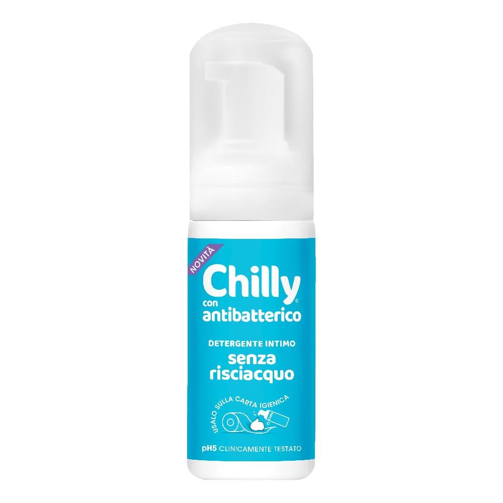 Chilly No Rinse Antibatterico Detergente Intimo in Mousse Senza Risciacquo 100 ml