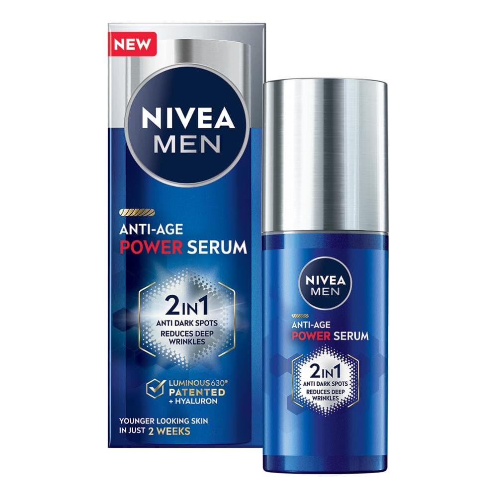 Nivea men anti-age 2in1 power siero anti-macchie 30ml
