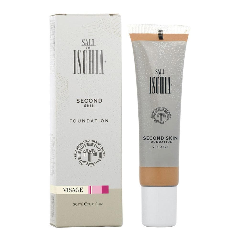 Sali di Ischia Fondotinta Viso Effetto Seconda Pelle Tonalità N01, 30ml