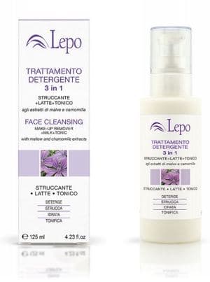 LEPOTRATTAMENTO DETERGENTE 3 IN 1 STRUCCANTE + LATTE + TONICO 125 ML