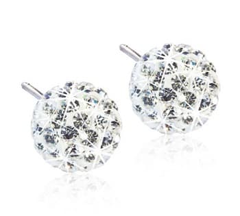 BLOMDAHL GIOIELLO NT CRYSTAL BALL 8MM WHITE