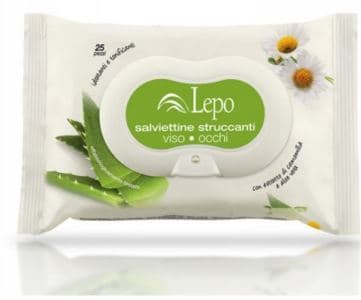 LEPO SALVIETTINE STRUCCANTI PER VISO/OCCHI 25 PEZZI