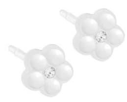 ORECCHINI STERILI CJ MP DAISY PEARL 6MM WHITE