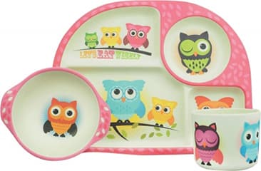 SET PRANZO BAMBOO 3 PEZZI GUFETTI