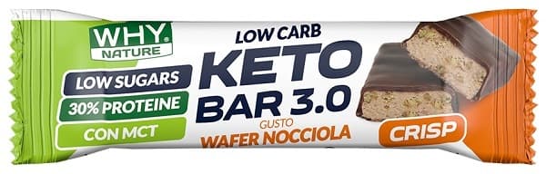 WHYNATURE KETO 3,0 WAFER NOCCIOLA CRISP 30 G