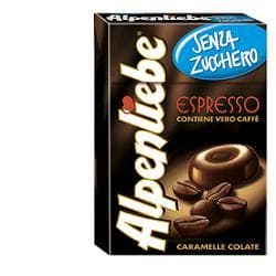 Perfetti Van Melle Alpenliebe - Caramelle Colate Espresso Senza Zucchero, 49g