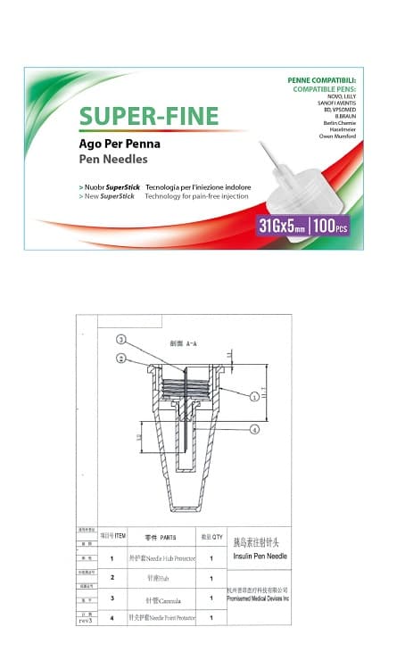 SUPERFINE AGO G31 5MM 100PZ