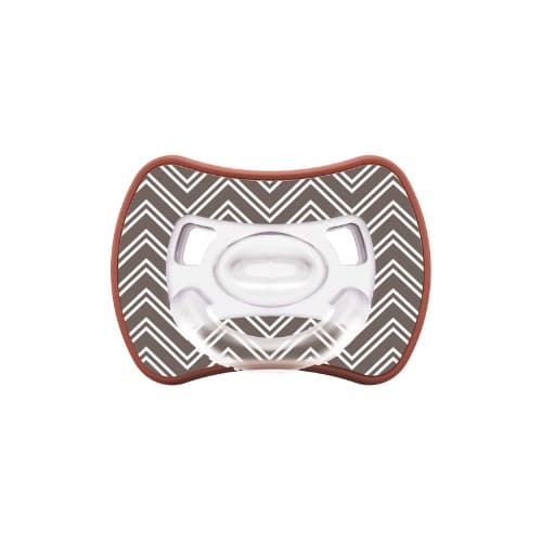 J Bimbi Glee - Zig Zag Succhietto ultra-leggero 00-2m in Silicone, 1 succhietto