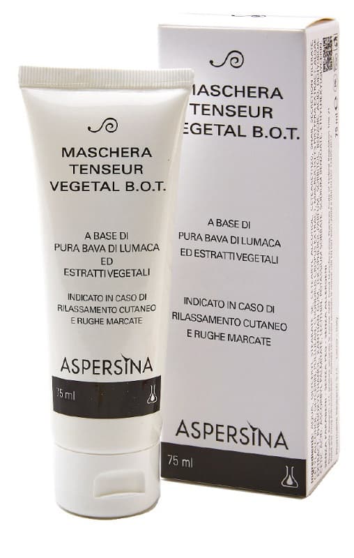 Aspersina Maschera Tenseur Vegetal BOT Maschera Viso Bava di Lumaca