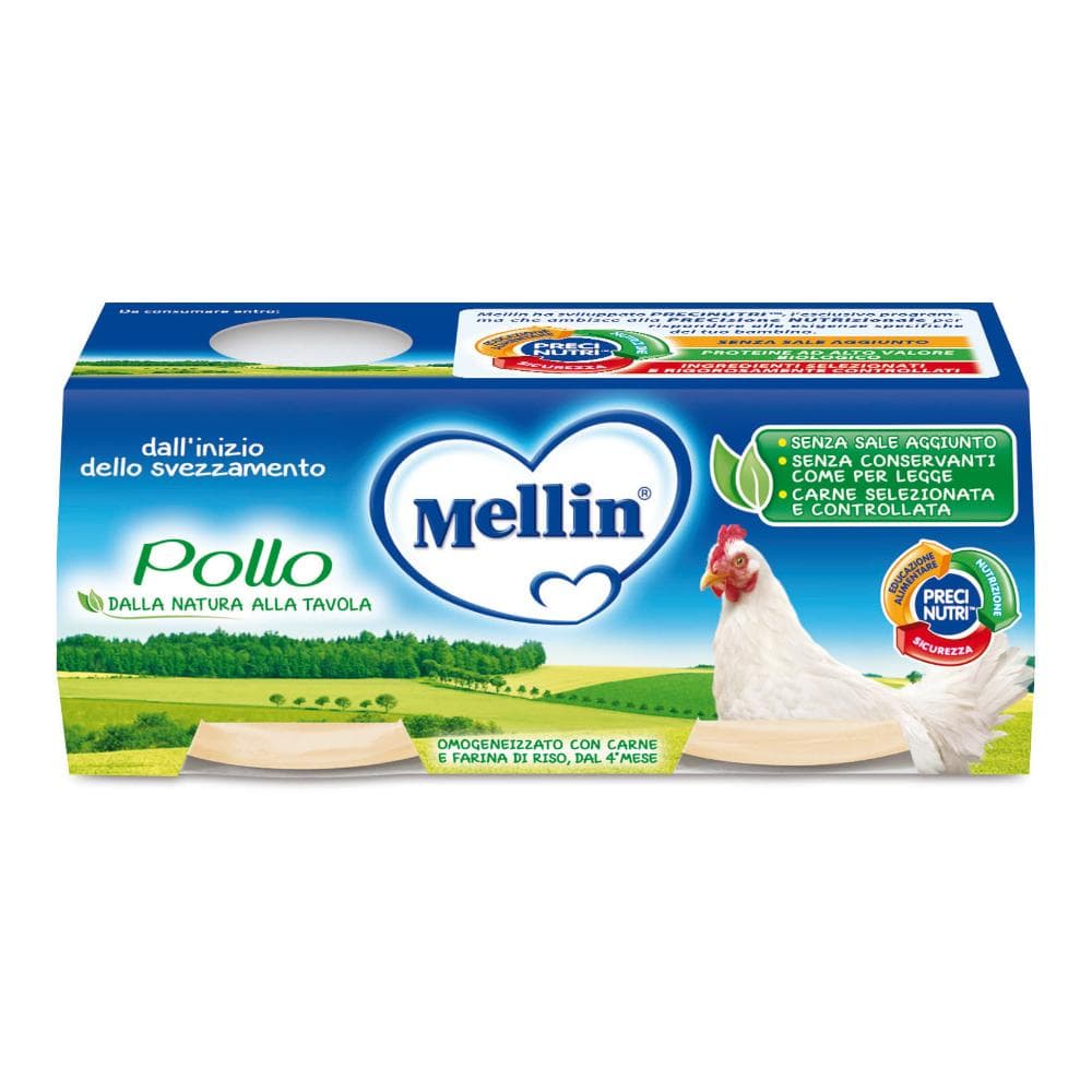 Mellin omog pollo 2x80g