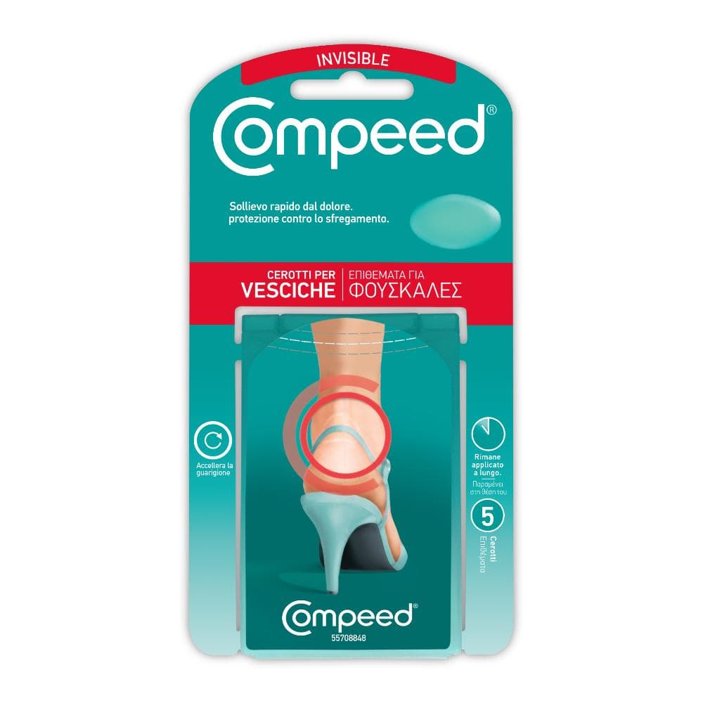 Compeed vesciche cerotto invisibile 5 pezzi