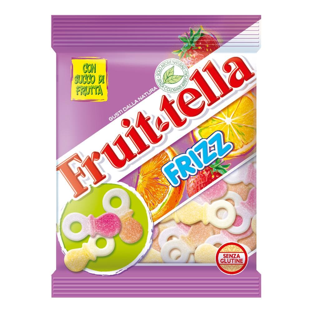 Fruittella Ciucci Frizz Caramelle Gommose Frizzanti Con Succo Di Frutta, 90g