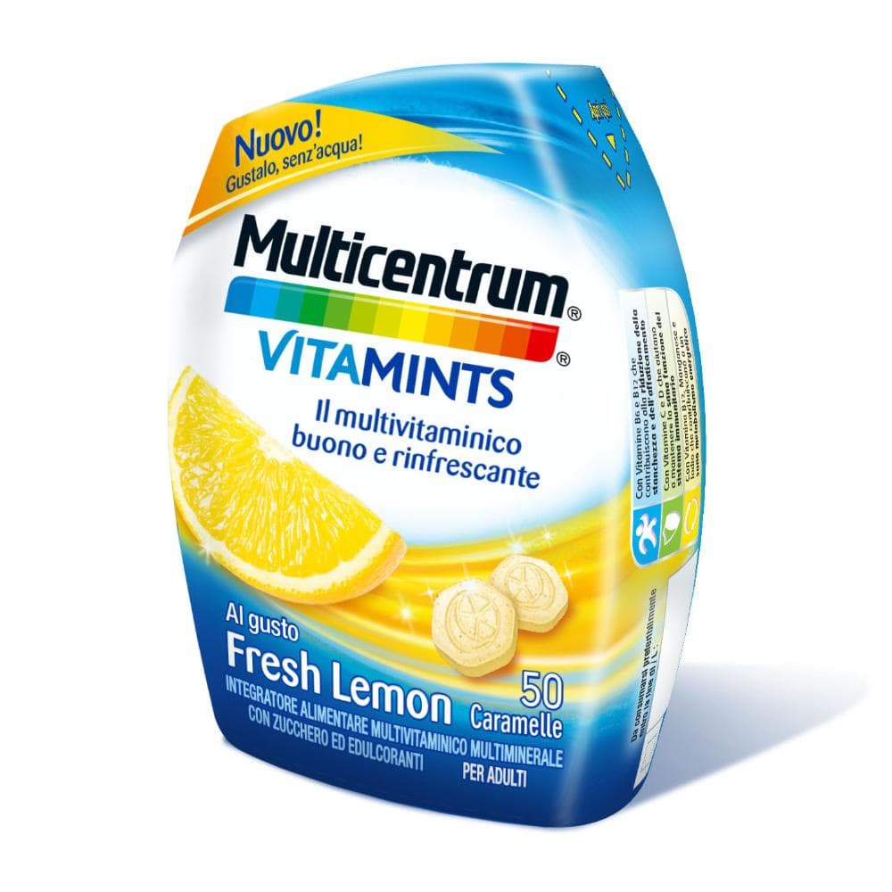 Multicentrum vitamints fresh lemon 50 caramelle