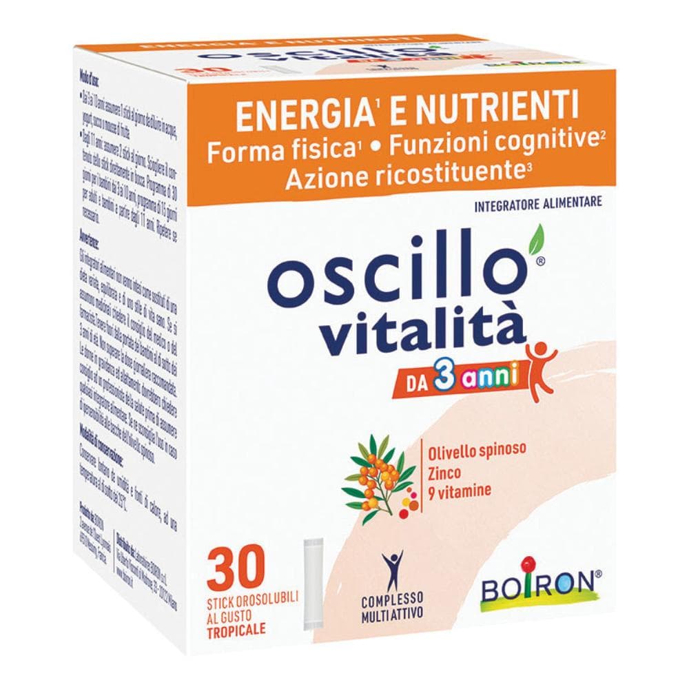 Oscillo Vitalita' 3+ 30 Stick Orosolubili