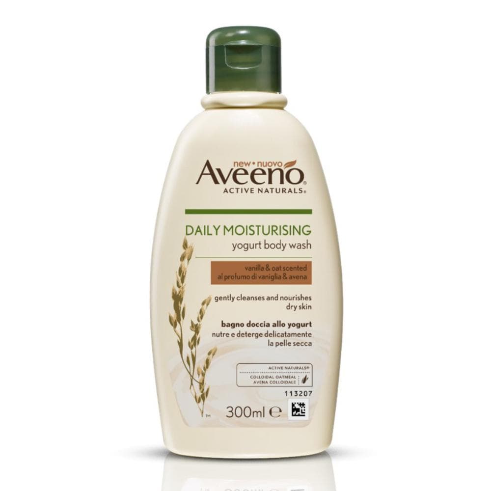 Aveeno bagno doccia yogurt vaniglia & avena 300 ml