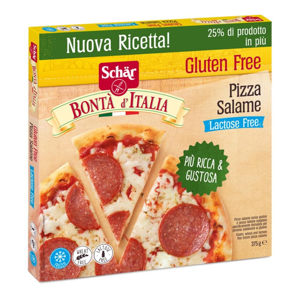 Schar surgelati pizza salame bonta' d'italia 750 g 1 pezzo
