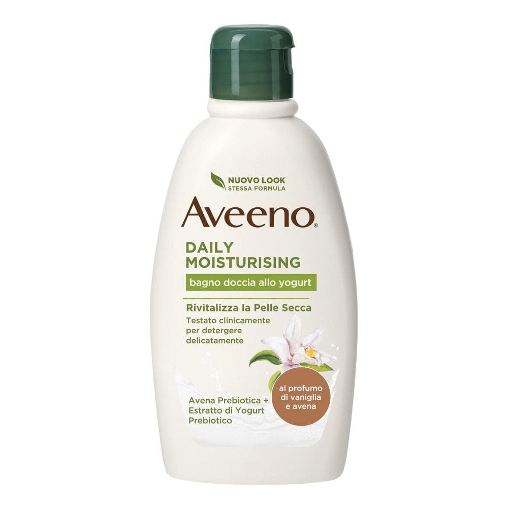 Aveeno Bagno Doccia allo Yogurt Al Profumo Vaniglia e Avena PROMO 300 ml